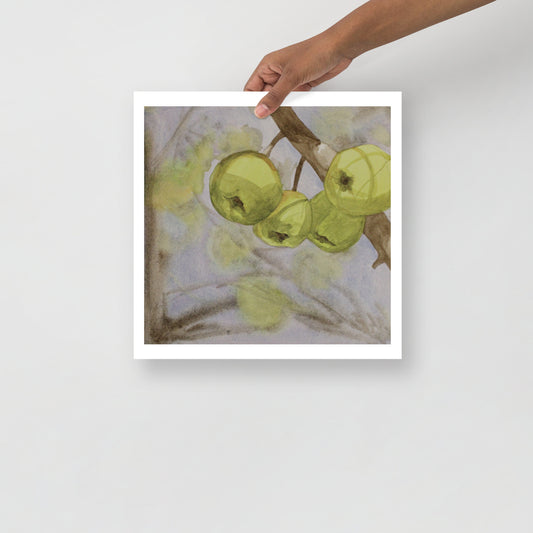 Product mockup of watercolor print