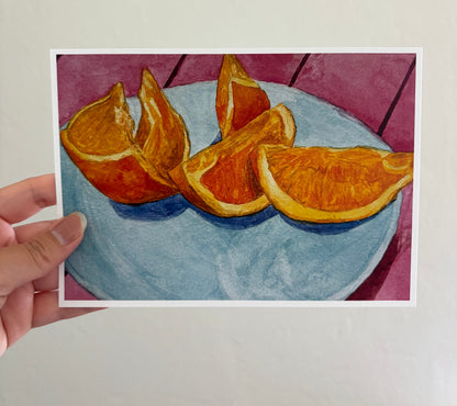 Sliced Oranges Print