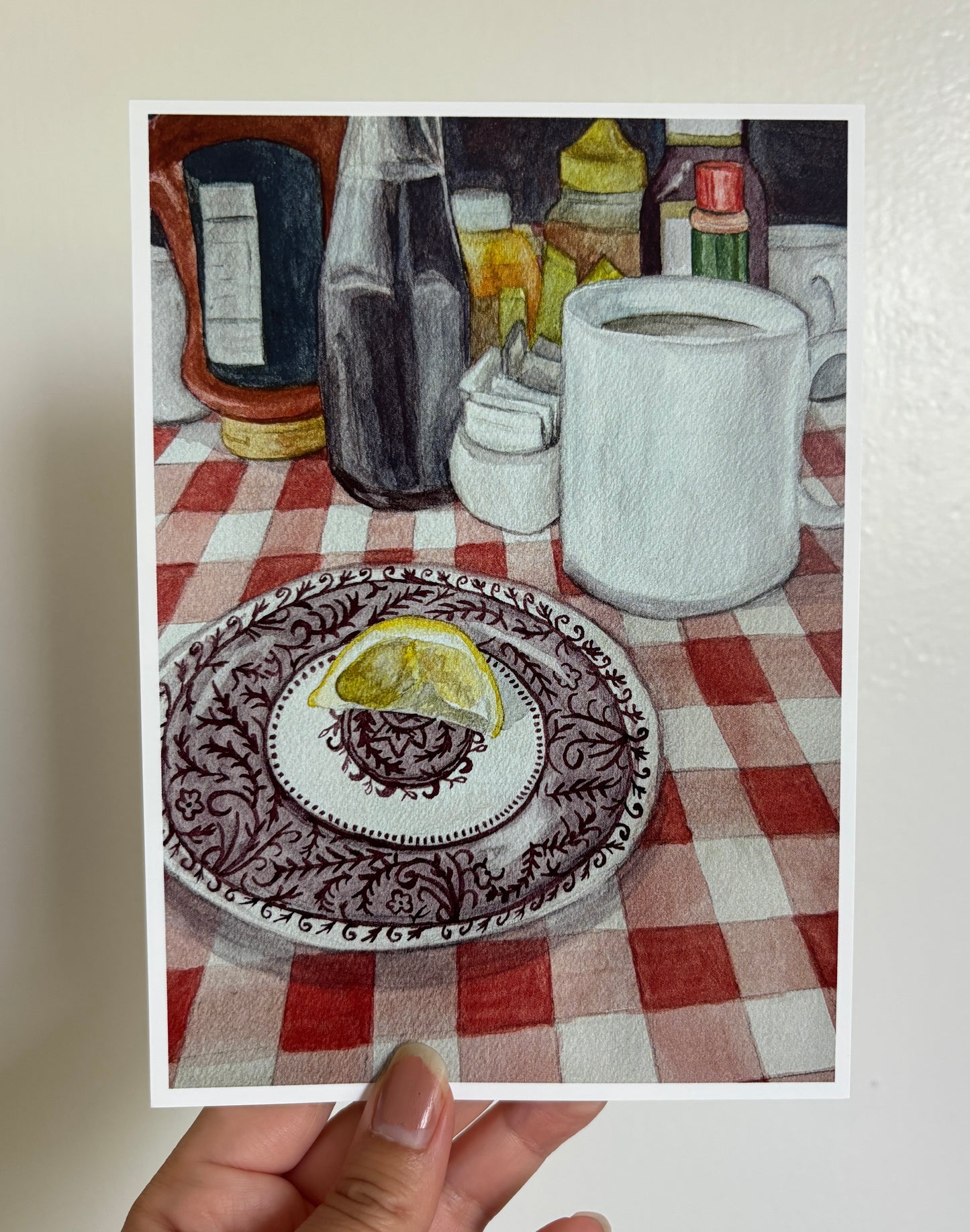 Brunch on Gingham Print