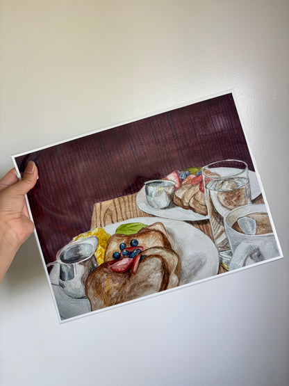 Breakfast for Dinner Print