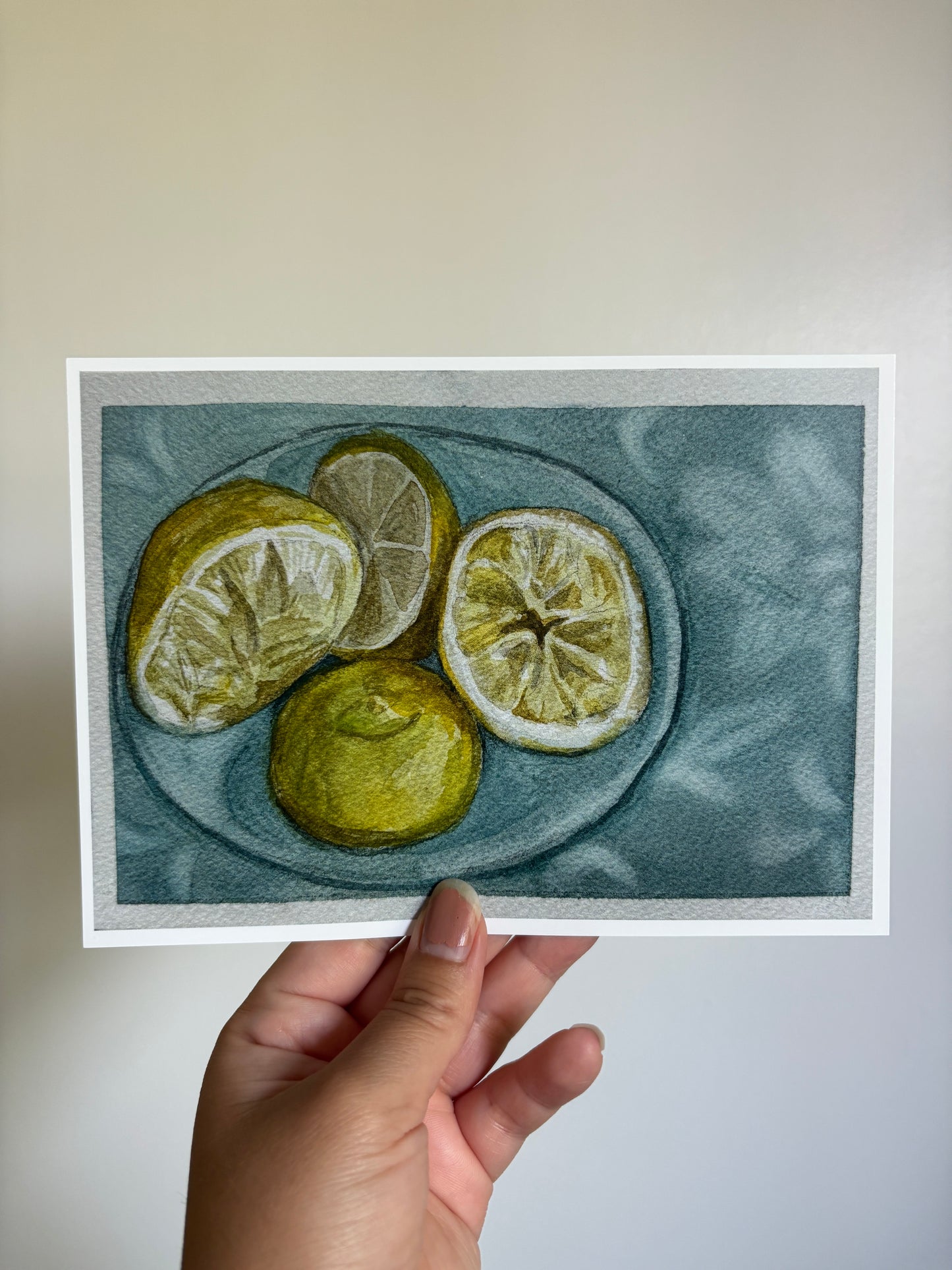 Sliced Lemons Print