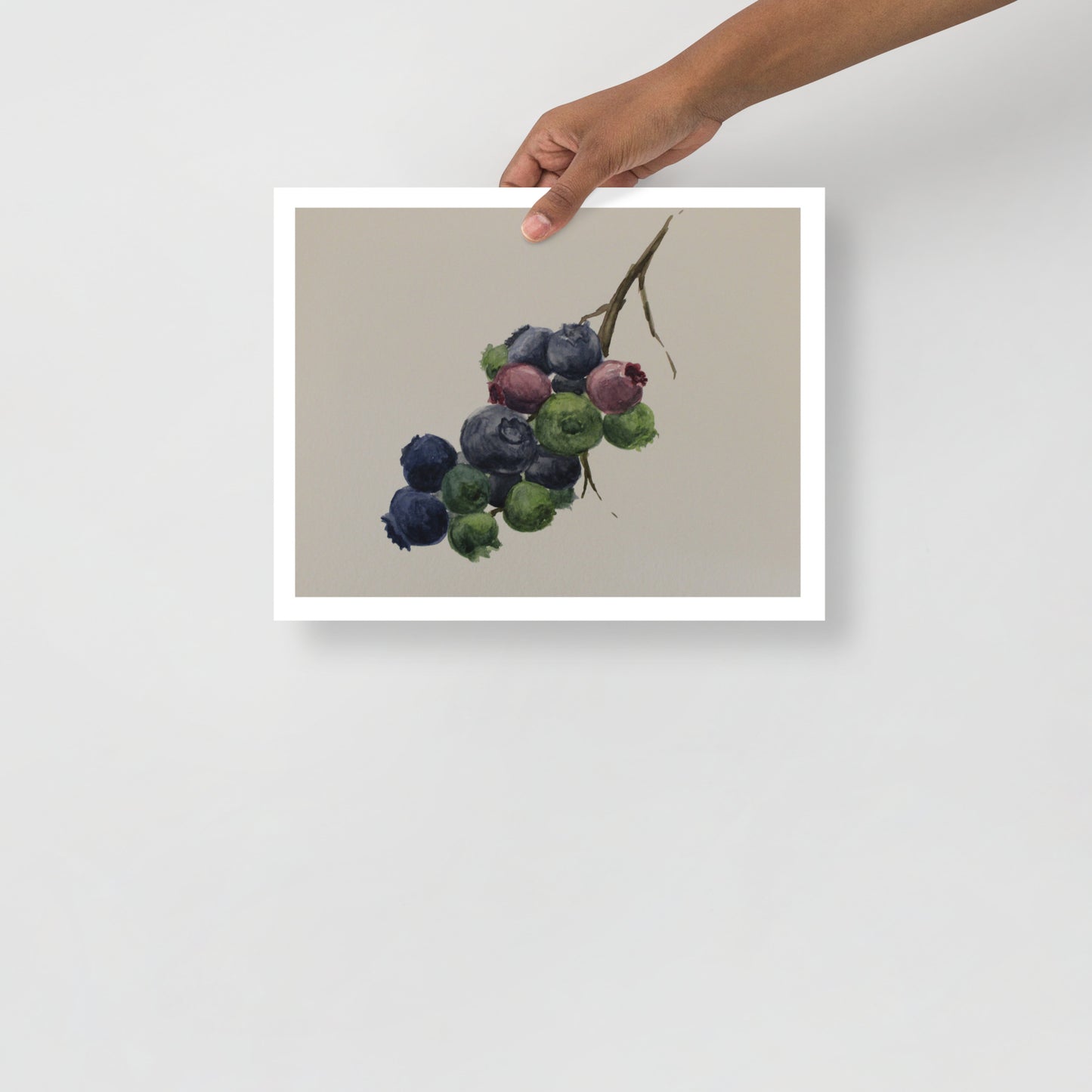 Product mockup of art print