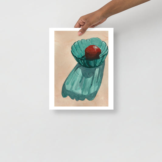 Product mockup of watercolor painting