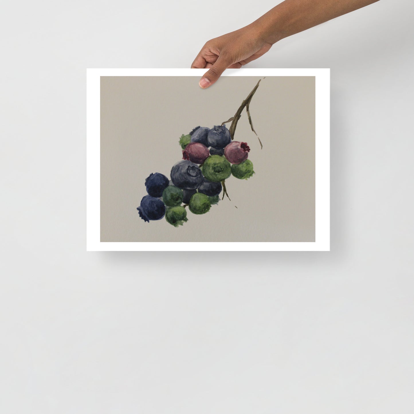 Product mockup of art print