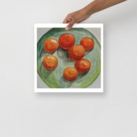 Product mockup of watercolor painting